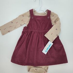Carter's two piece pattern baby outfit size 9m